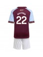 Billige Aston Villa Ian Maatsen #22 Hjemmedraktsett Barn 2025-26 Kortermet (+ Korte bukser)
